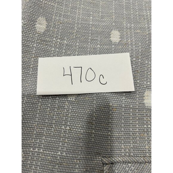 Vintage Herman Marcus Dallas Blazer Jacket Size 12 Gray Polka Dot Pattern - Picture 7 of 7
